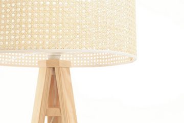 ONZENO Stehlampe Rattan Lacey Ambiental 1 40x20x20 cm, einzigartiges Design und hochwertige Lampe