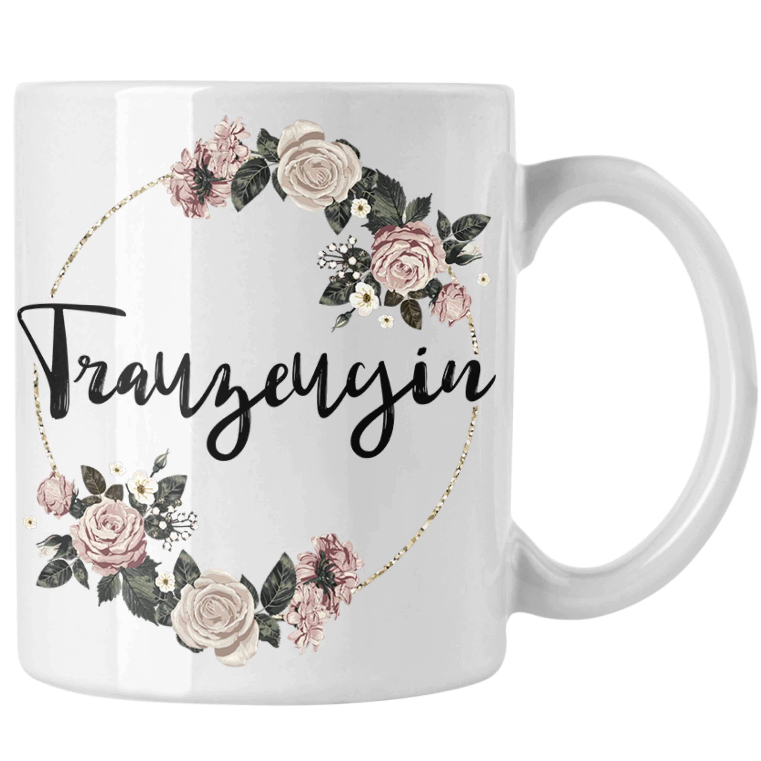 Trendation Tasse Trendation - Beste Trauzeugin Tasse Geschenk Frau Danke Geschenke Trau