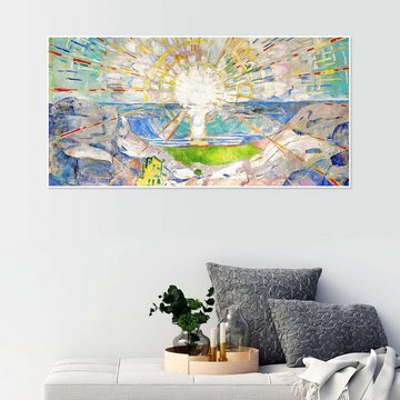 Posterlounge Poster Edvard Munch, Die Sonne (Detail), Wohnzimmer Malerei