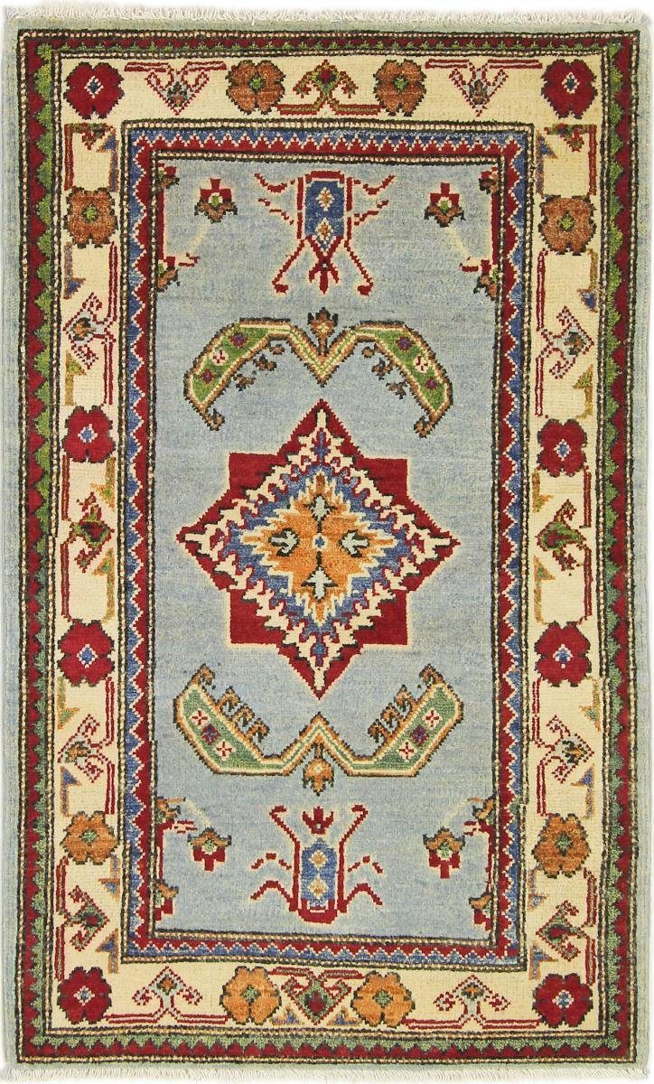 Orientteppich Kazak 80x127 Handgeknüpfter Orientteppich, Nain Trading, rechteckig, Höhe: 5 mm