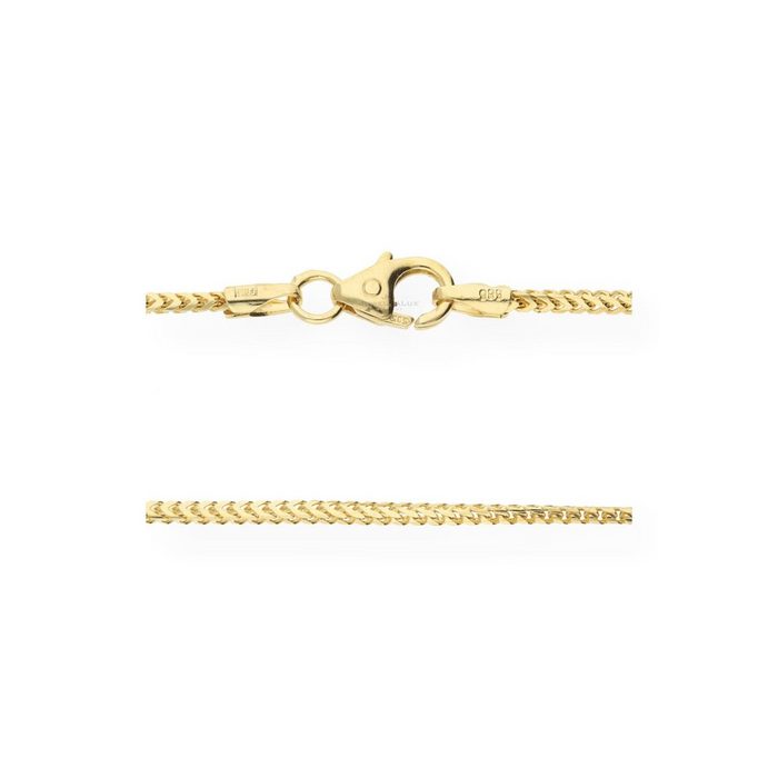 JuwelmaLux Goldkette Halskette gold Herren Bingo (1-tlg) 585er Gold 14 Karat inkl. Schmuckschachtel