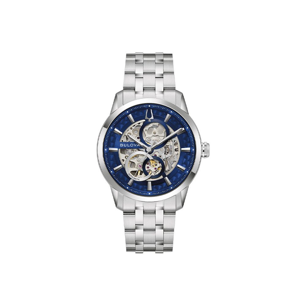 Bulova Quarzuhr Bulova Sutton 96A331, (100-tlg), Die Bulova Sutton Herrenuhr 96A331 überzeugt mit mechanischem Kaliber