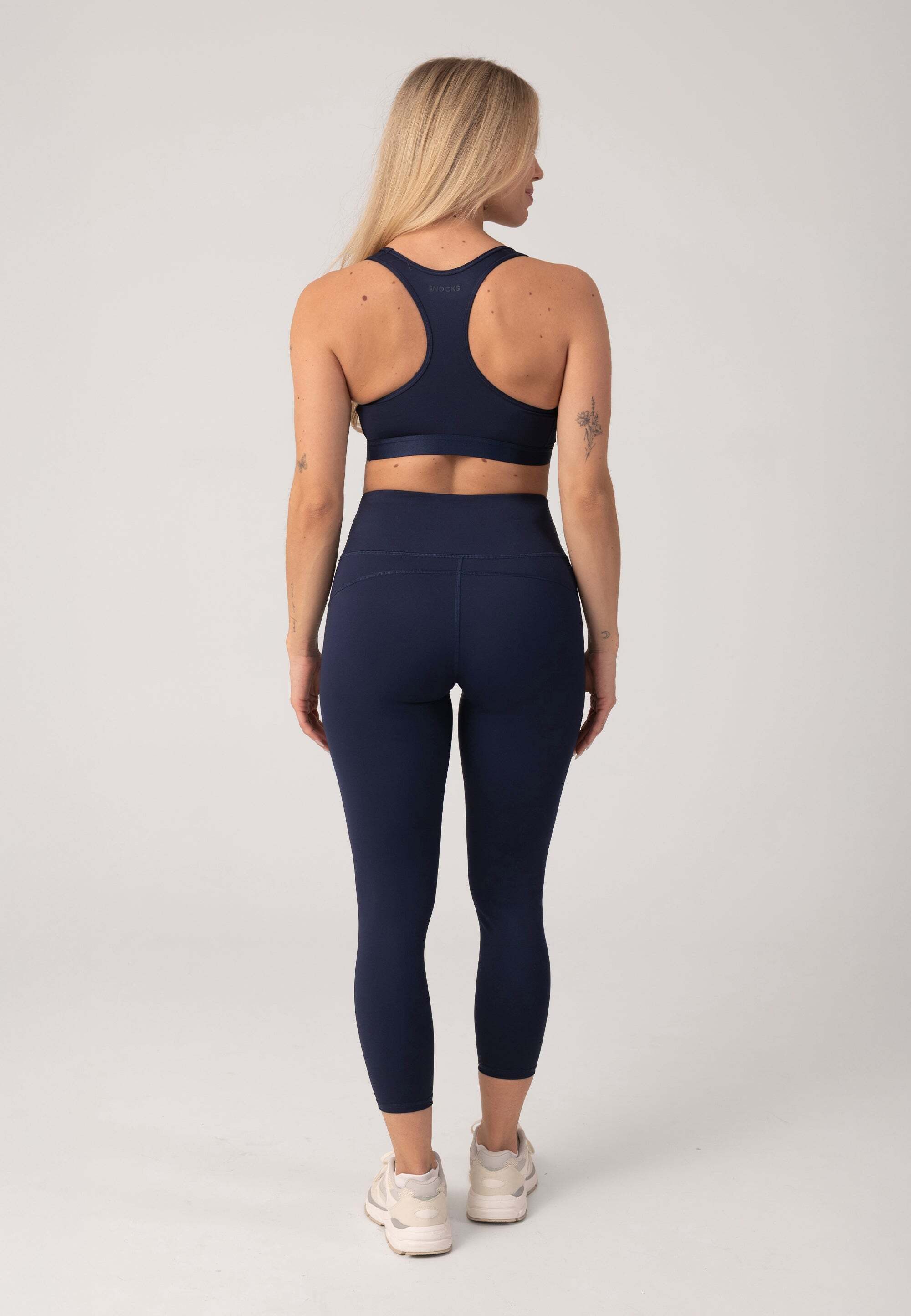 SNOCKS Highwaist Leggings Sport Leggings 7/8 Länge (1-tlg) elastischer Bund, atmungsaktives Material