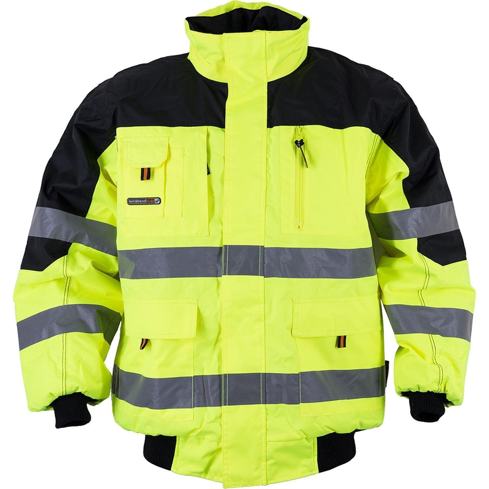 Canadian Line Line Arbeitsjacke Canadian gelb Warnbau-Pilotenjacke