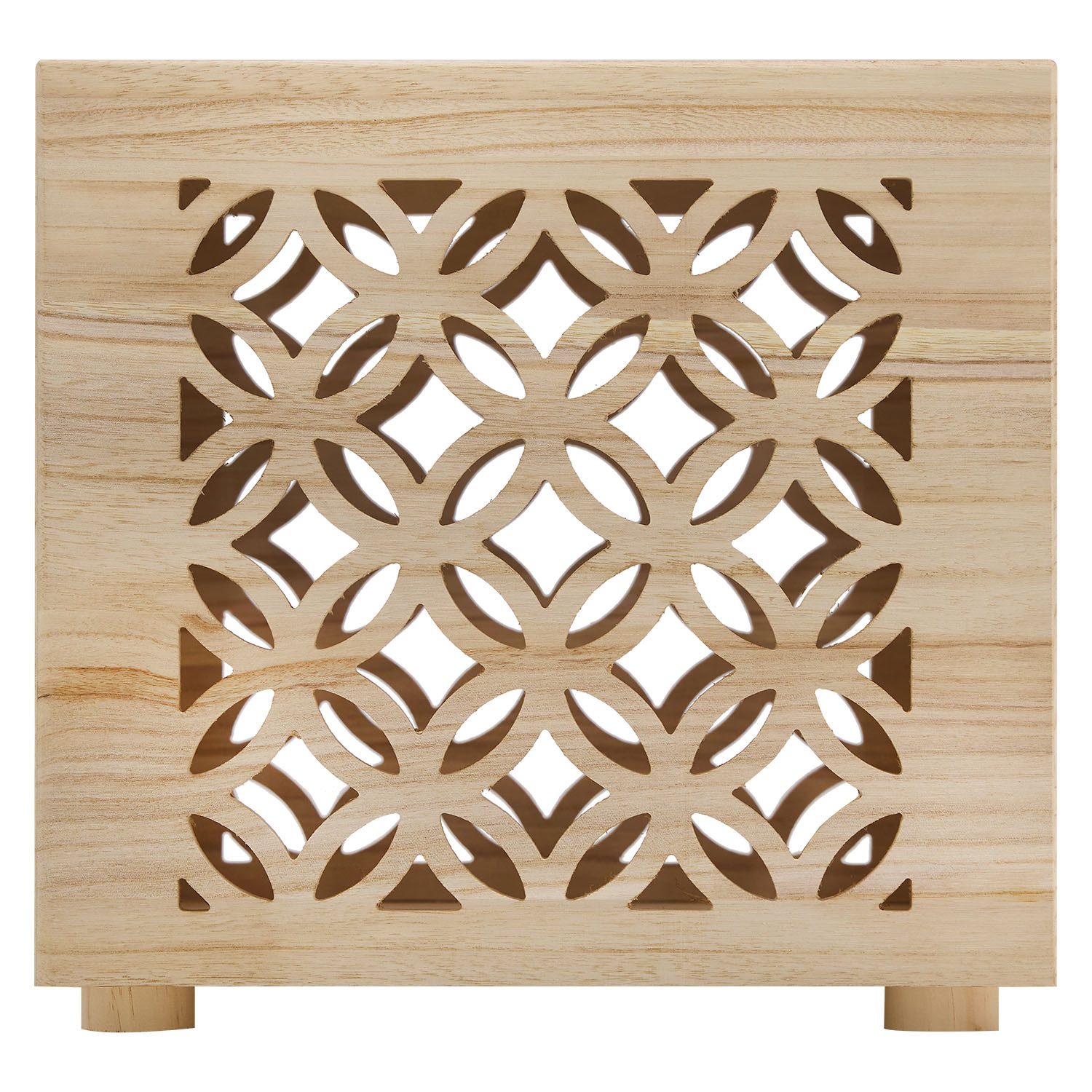 Homestyle4u Nachttisch Wohnzimmer Holz Blumenständer Hocker Nachttisch Pflanzen Massiv Natur – Bild 4 von 5