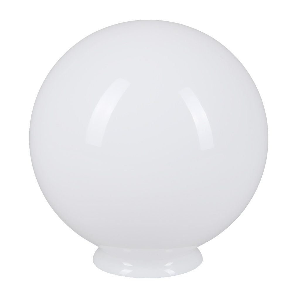 Home4Living Lampenschirm Kugelglas Opalglas Ø 160mm weiß Lampenglas rund Ersatzglas, mit Kragen
