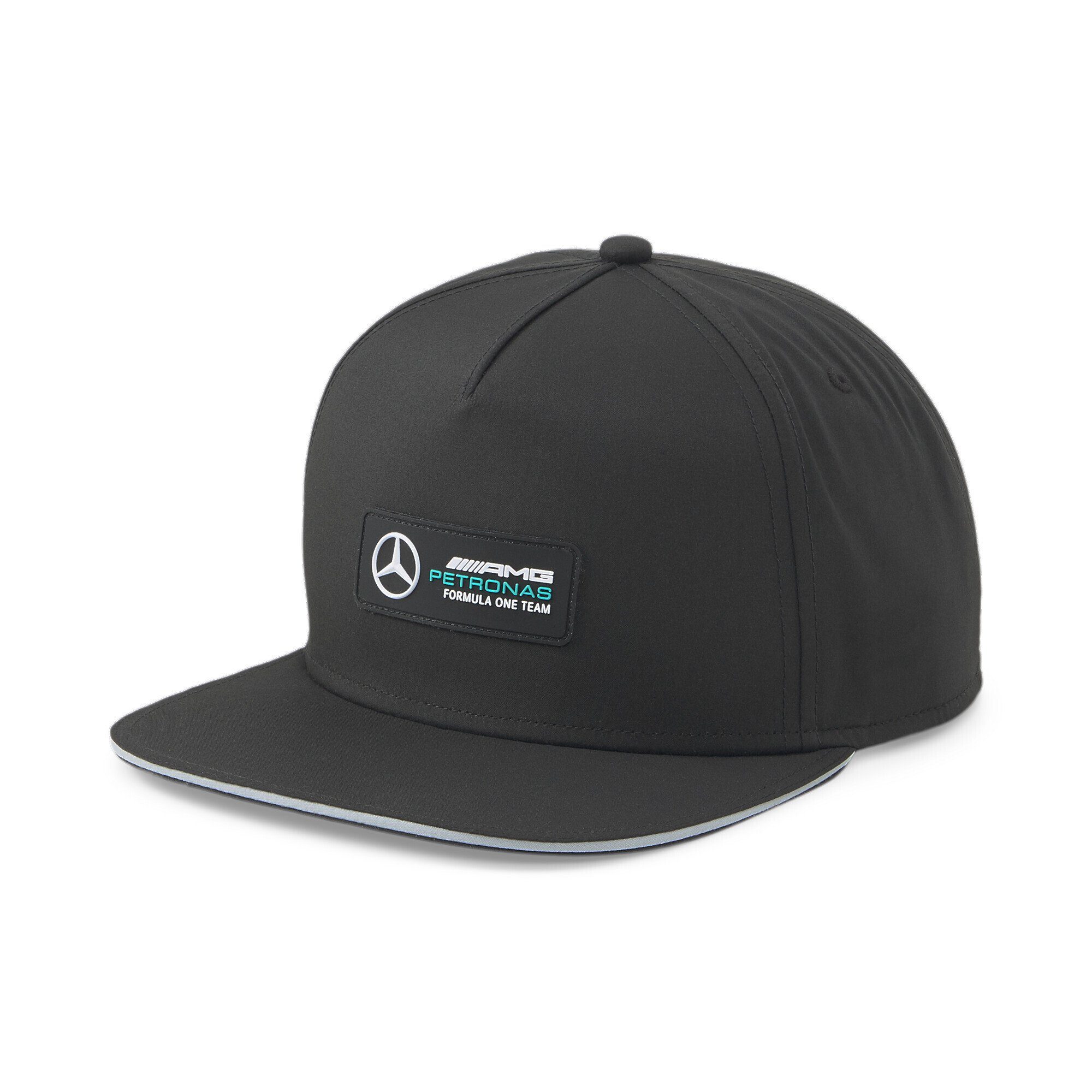 Flex Cap Motorsport Schirm flachem Mercedes-AMG Herren mit Petronas PUMA Cap