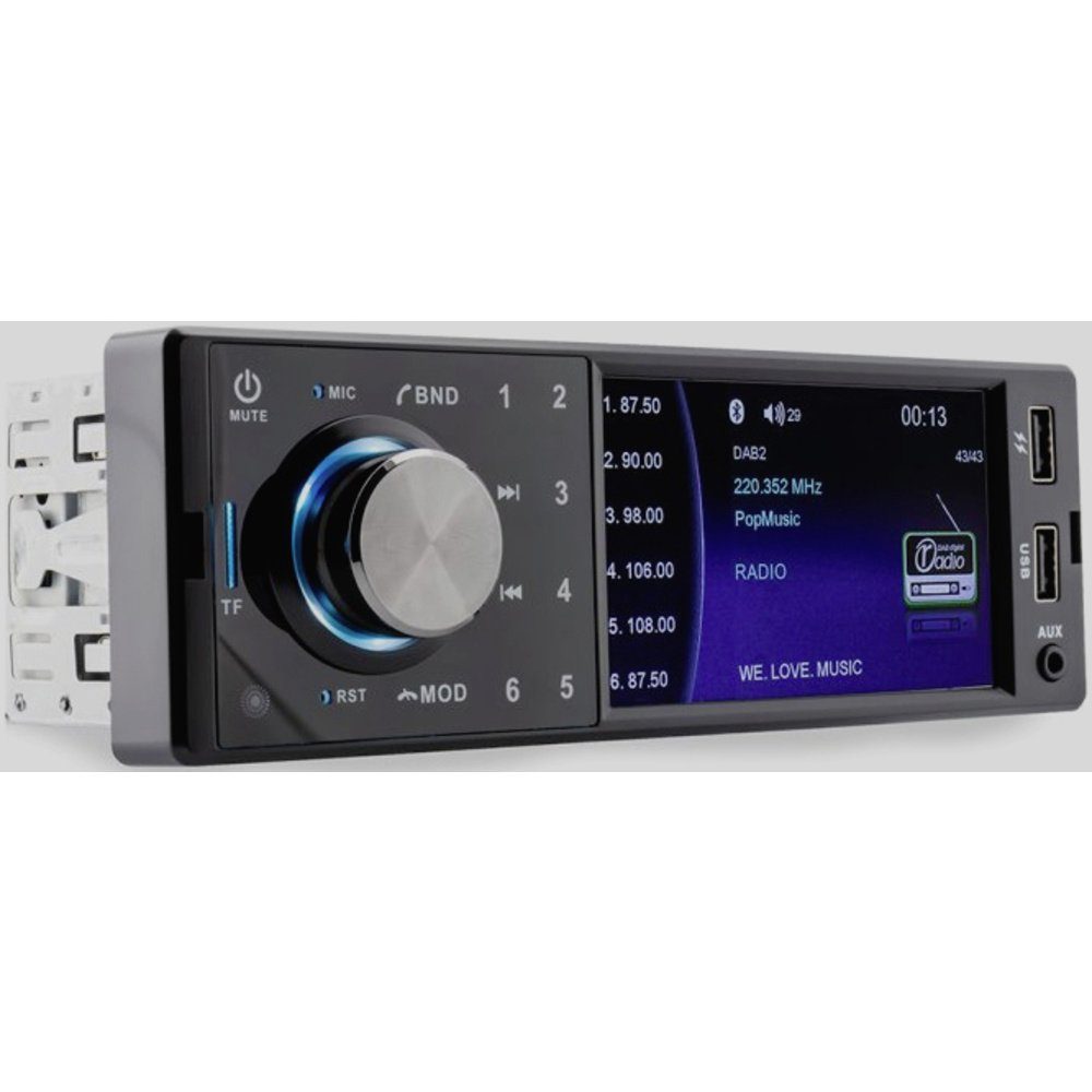 Caliber Caliber RMD402DAB-BT Autoradio Bluetooth®-Freisprecheinric Tuner, Autoradio DAB