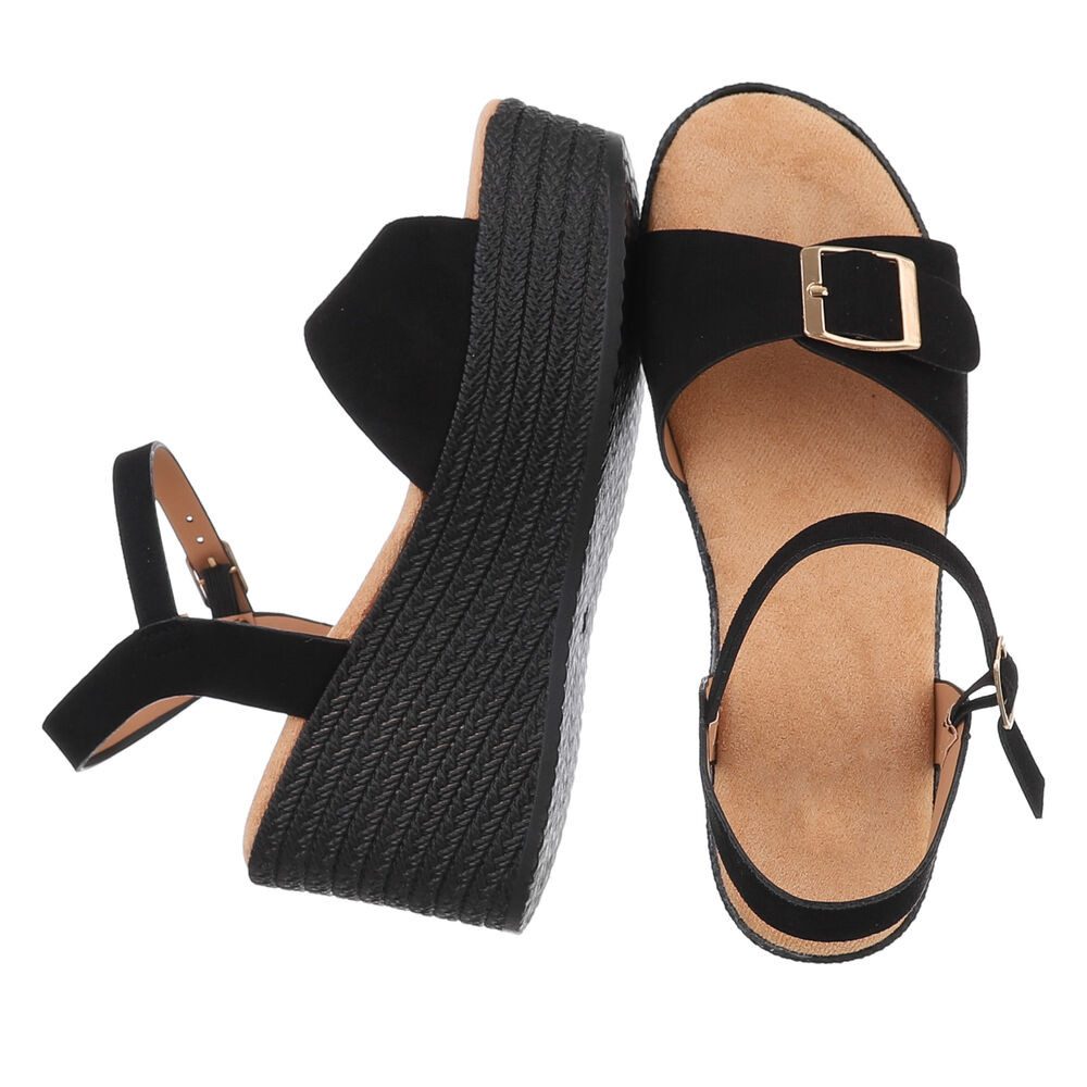 Ital-Design Elegante Plateau-Sandalen für jeden Anlass Plateausandaletten ( günstig online kaufen