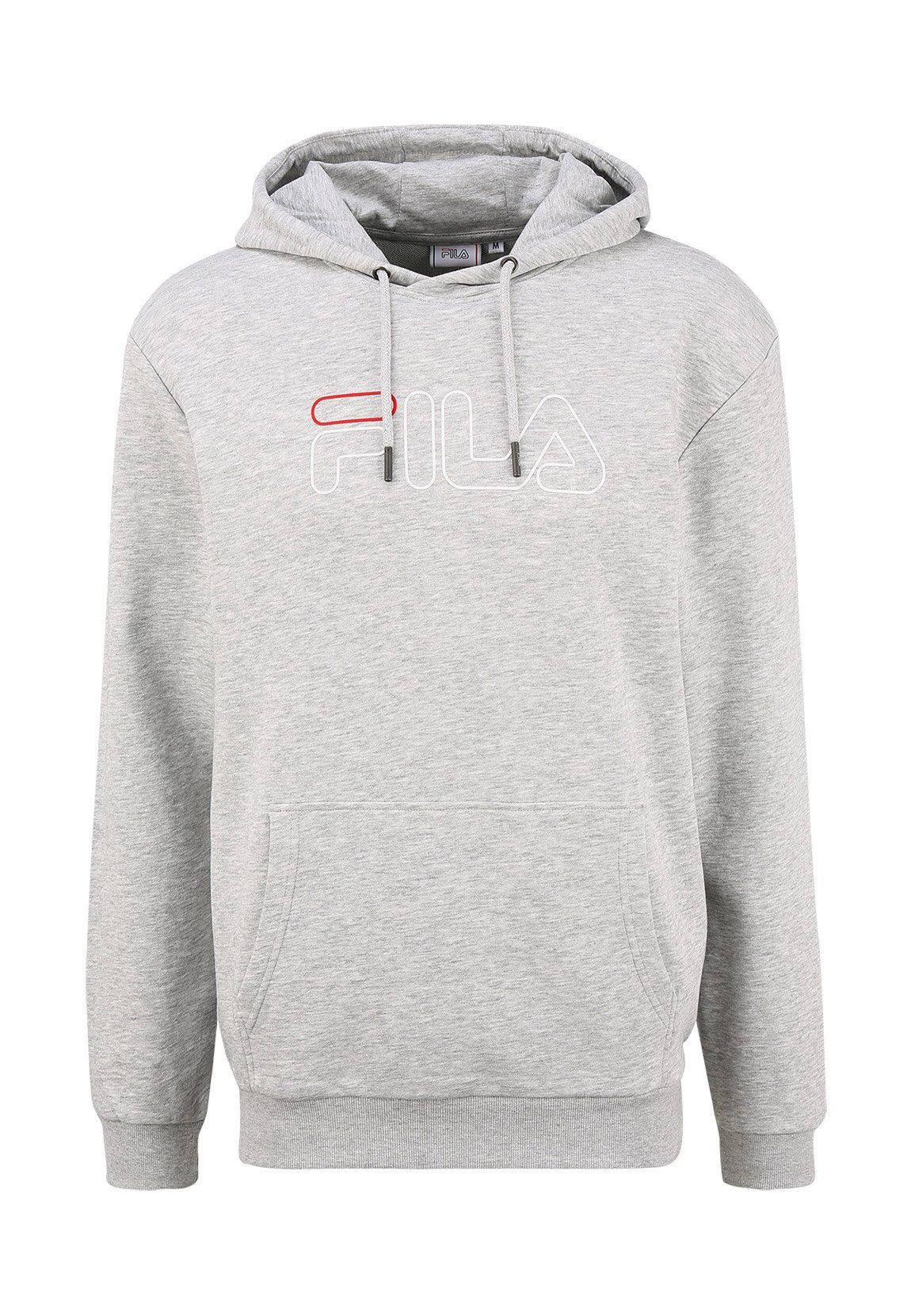 Fila Hoodie Fila Herren Hoody LABAN HOODY 687125 Light Grey Melange Bros B13 Grau