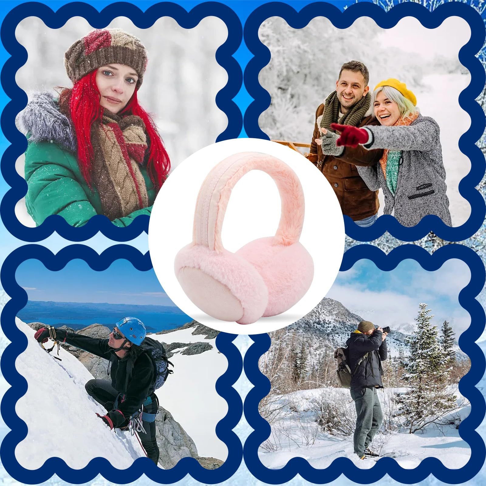 Cachito Ohrenwärmer Winter Ohrenschützer Faltbare Waschbar Plüsch Ohrenschützer warme Kälteschutz Kalte Winterzubehör Outdoor Ohrenmuscheln