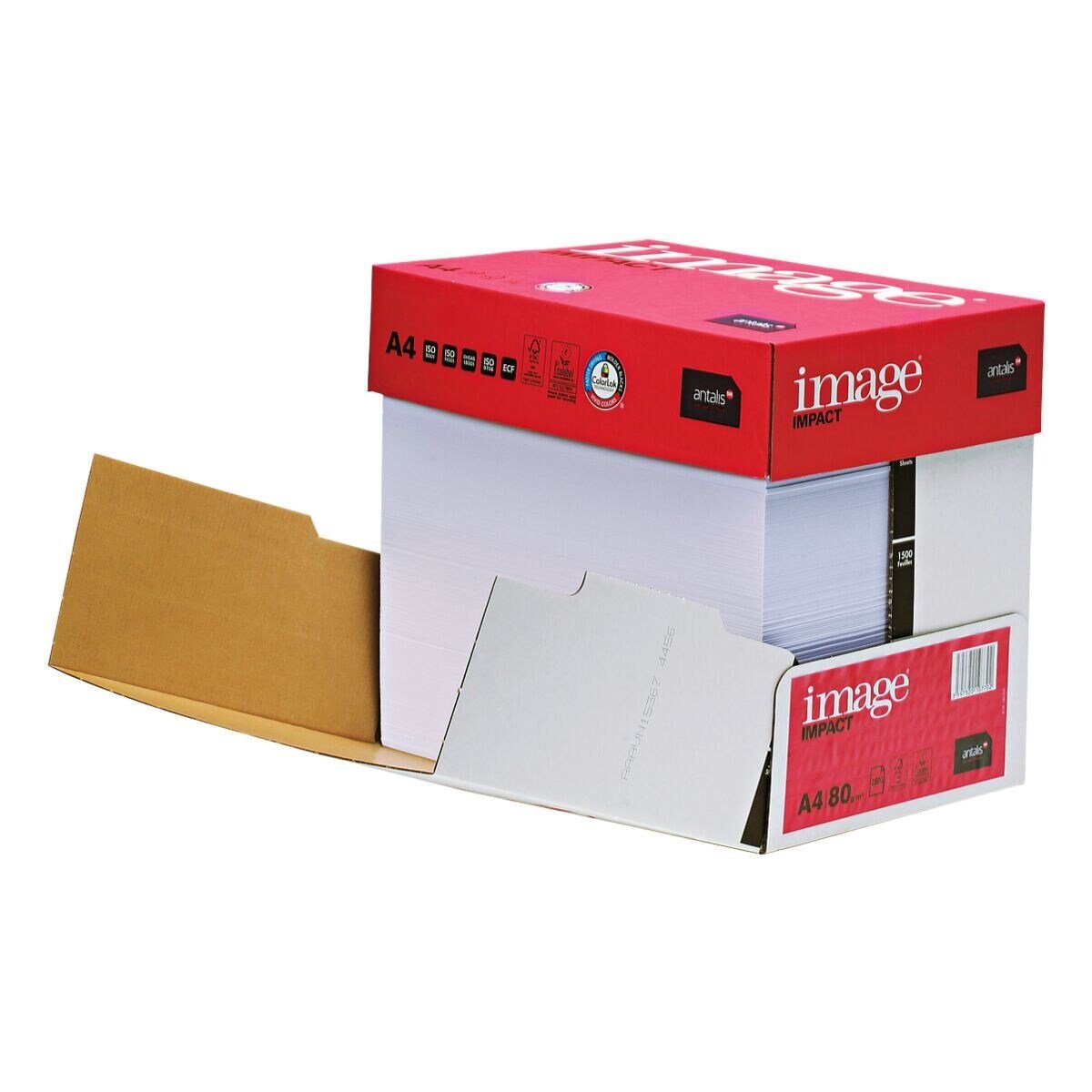 ANTALIS Druckerpapier image IMPACT, Format DIN A4, 80 g/m², 168 CIE, 2500 Blatt