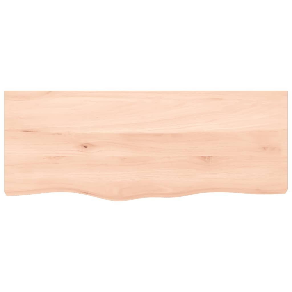 100x40x(2-4) Unbehandelt Eiche furnicato Tischplatte Massivholz cm
