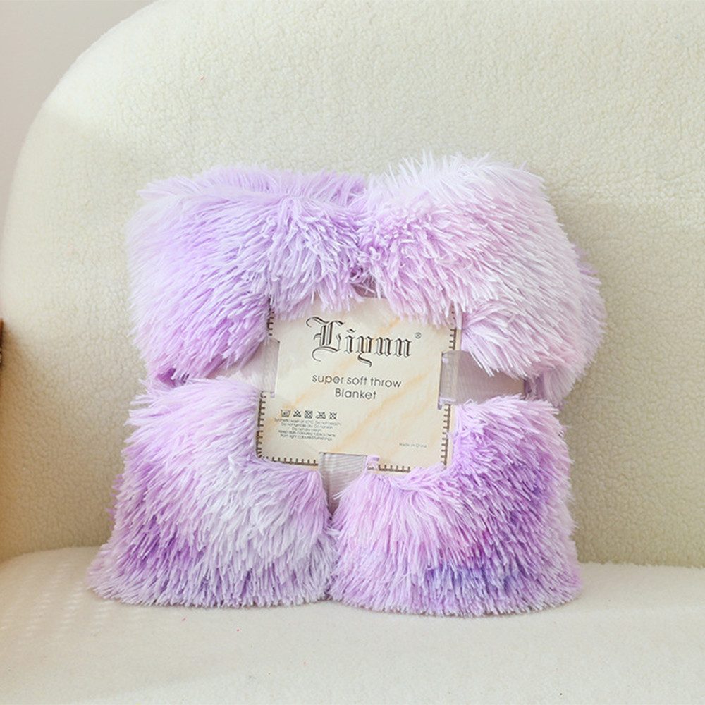 Wohndecke Kuscheldecke winterliche Plüsch Flauschige Decke Soft Wohndecke Dick, TUWENA, Flanell Decke Couchdecke Warme Überwurfdecke Vielseitig Für Bett Sofa