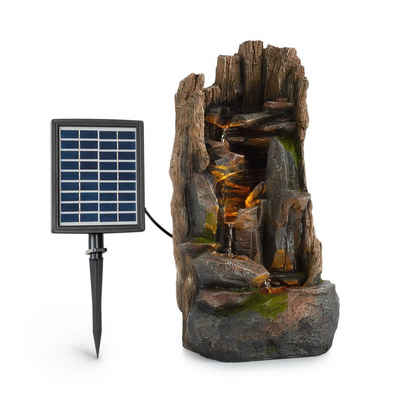 blumfeldt Wasserspiel Mystic Tree Solarbrunnen, (Set, inkl. Pumpe,Solarpanel;LED-Beleuchtung und Anschlussmaterial), spring zimmer zier brunnen led-beleuchtung terasse solar outdoor
