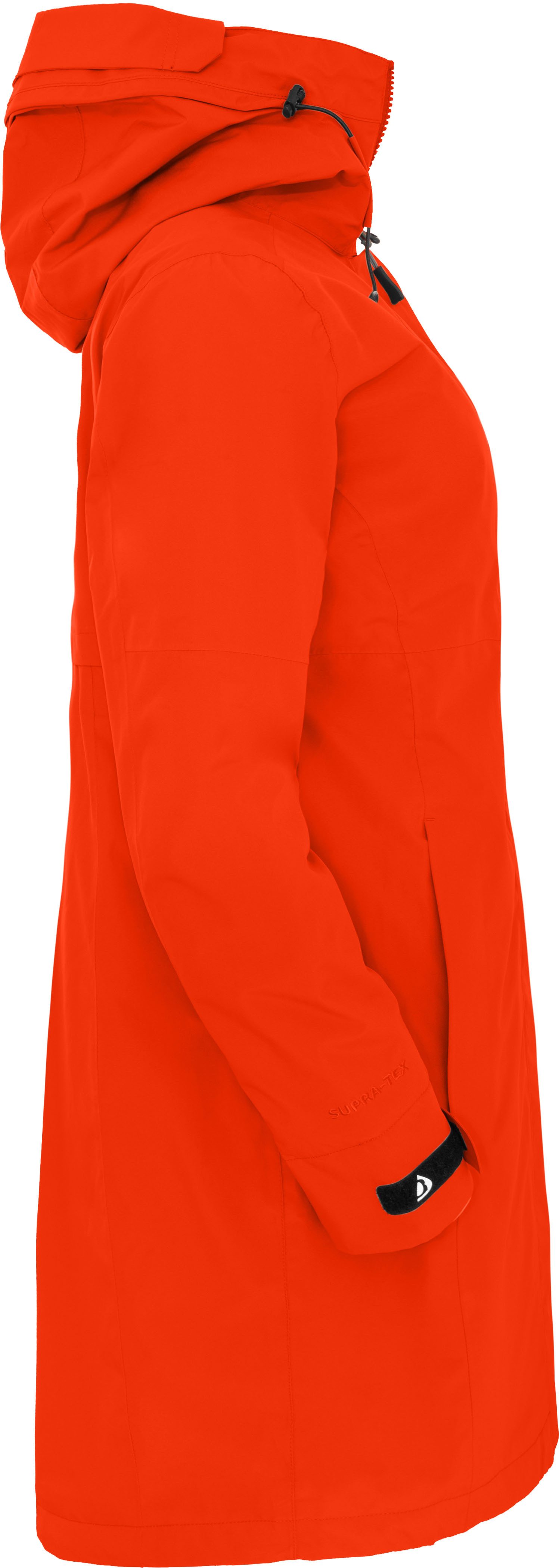 Bergson Wintermantel VERLA Damen Regenmantel, Normalgrößen, Paprika