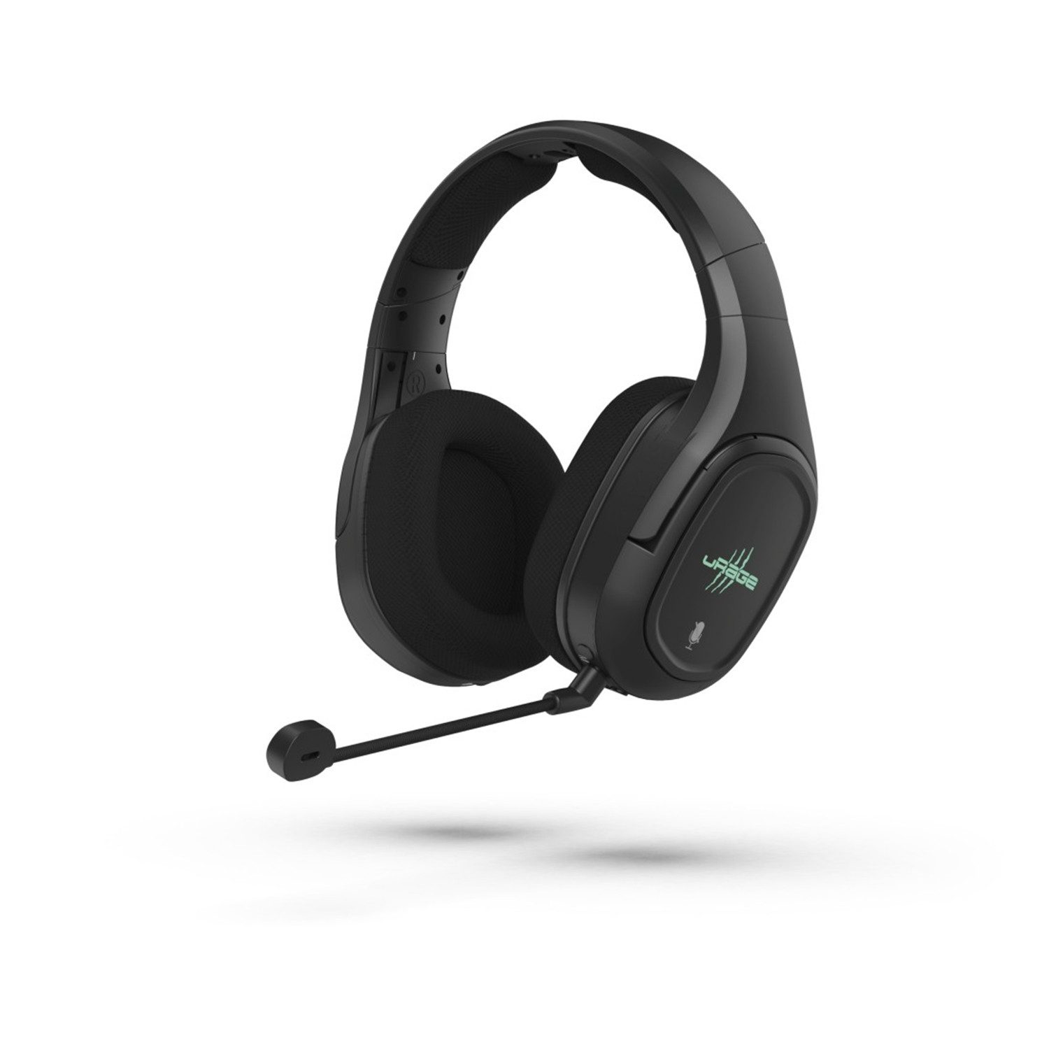 uRage SoundZ 920, Wireless inkl. Ladestation, Schwarz Gaming-Headset (Lautstärkeregler, Ohrmuschel drehbar, abnehmbares Mikrofon)