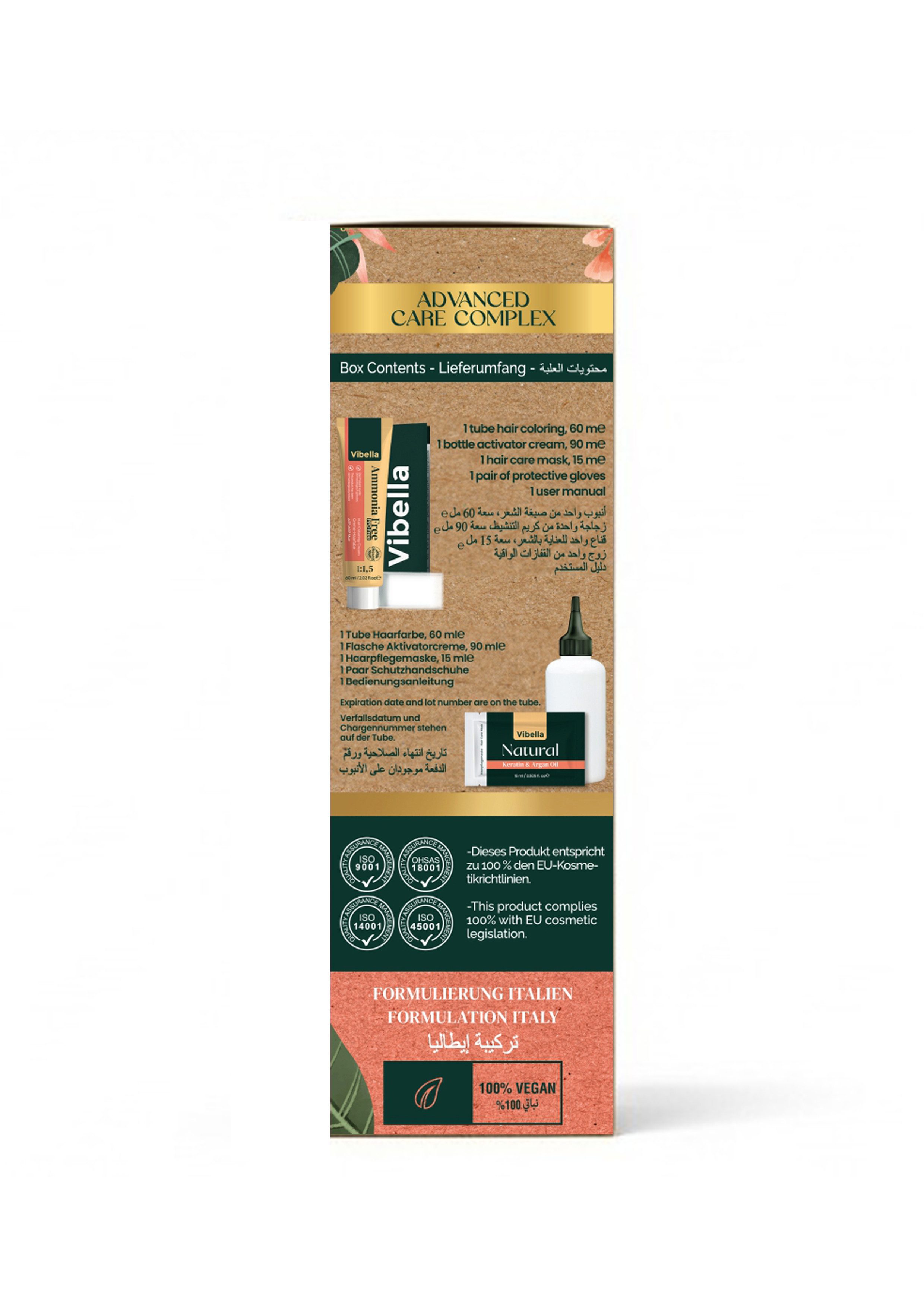 Vibella Haarfarbe Haarfärbecreme Nr. 9 Sehr Hellblond – Premium-Haarfärbung