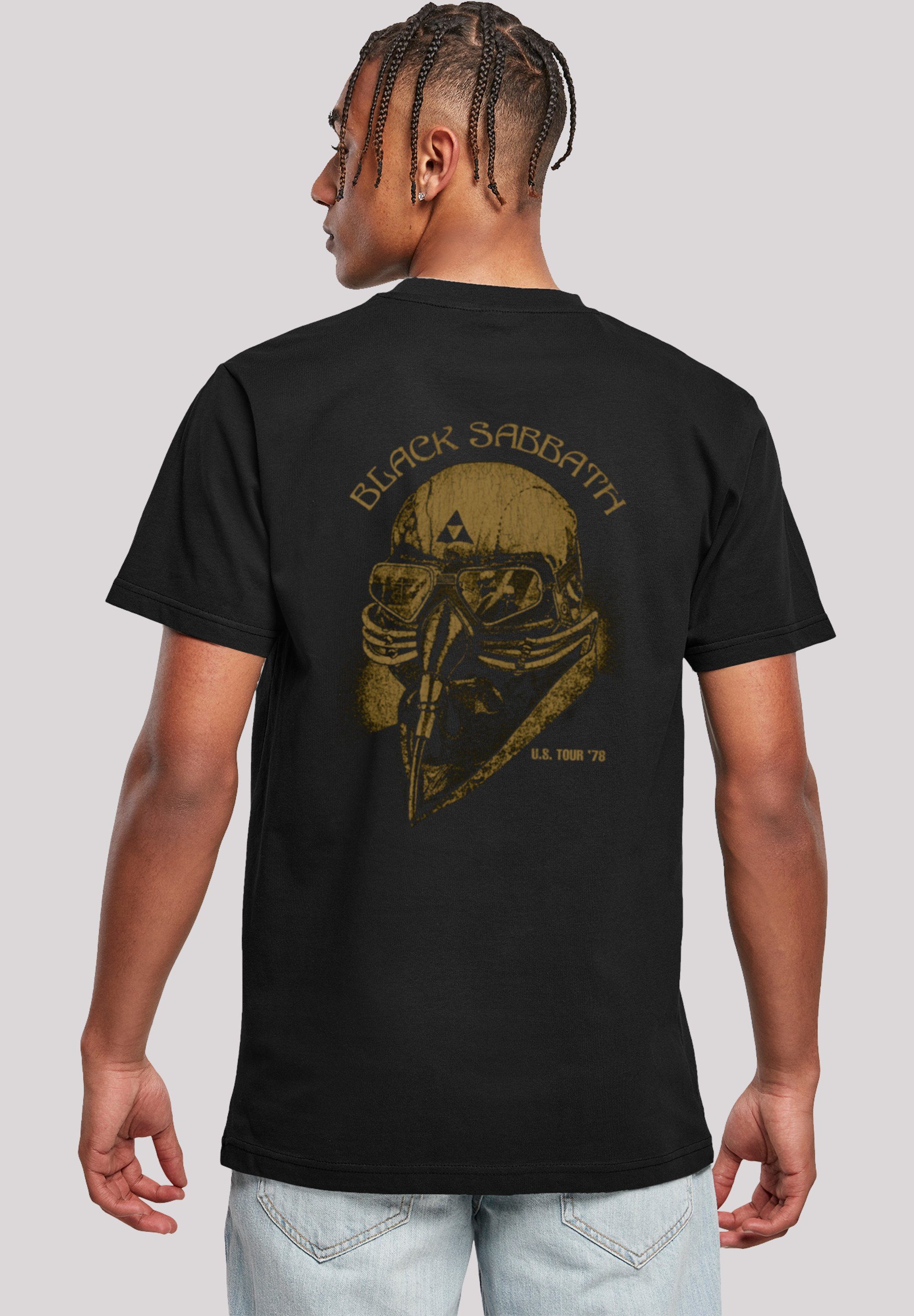 Black Black Tour US Metal Sabbath Print F4NT4STIC Zip Band 1978 T-Shirt