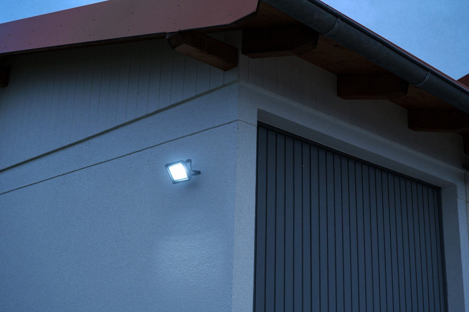 Brennenstuhl LED Wandstrahler JARO 4060, LED fest integriert, LED-Fluter 3450lm aus Aluminium, für außen IP65