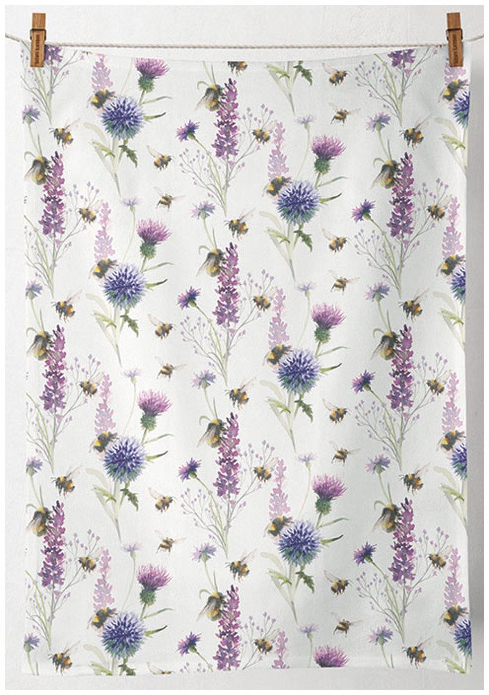 Ambiente® Geschirrtuch Bumblebees in the meadow, günstig online kaufen