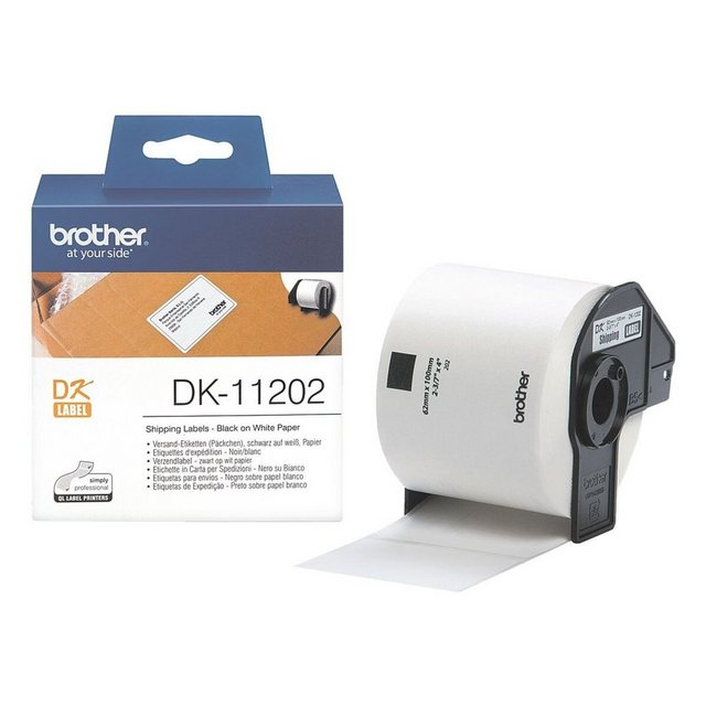Brother Thermorolle »DK11202«, 300 Versand-Etiketten B/L 62/100 mm
