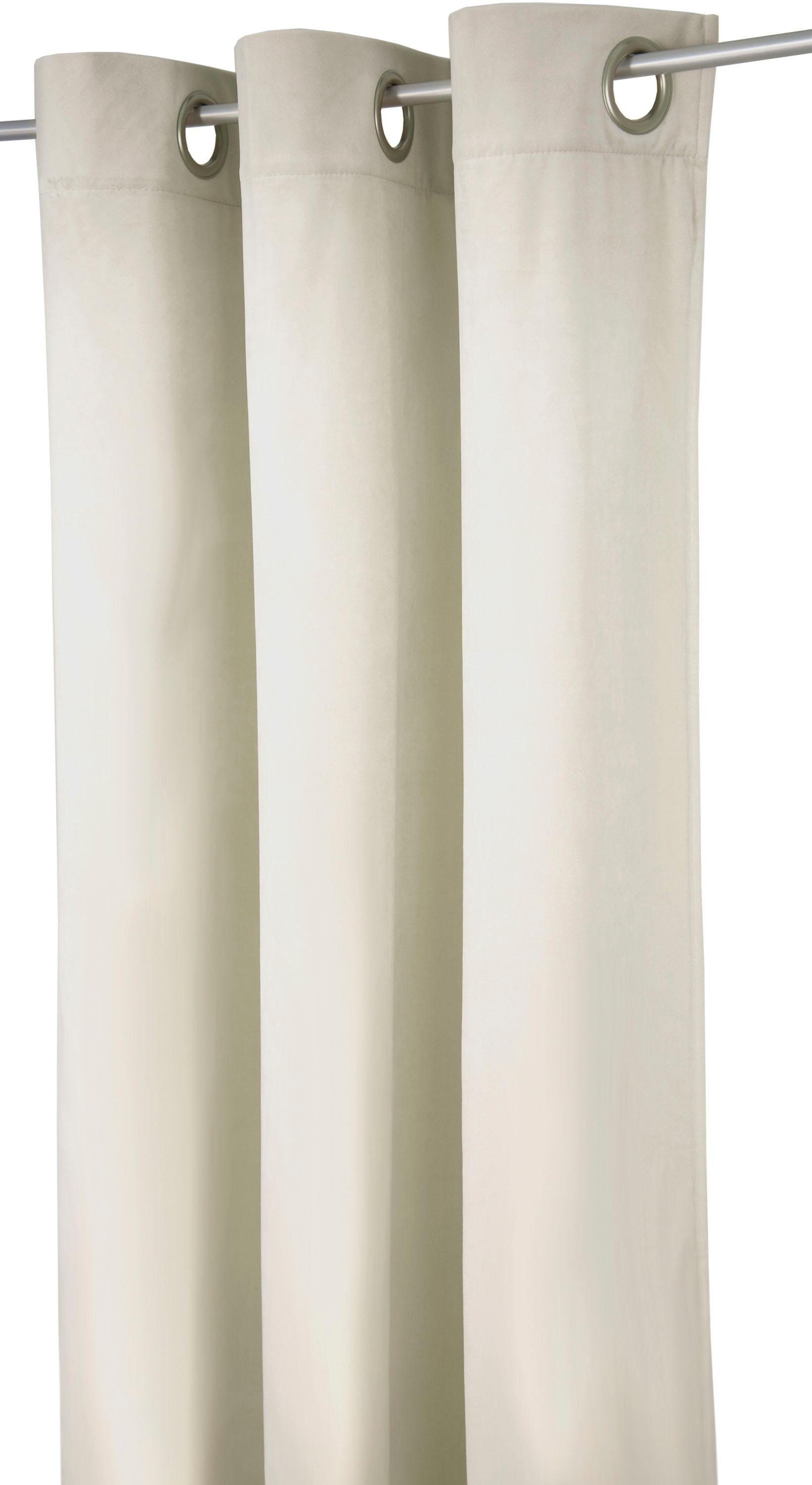 TOM TAILOR HOME Vorhang FRENCH VELVET (1 St), Ösen, blickdicht, Wirkware