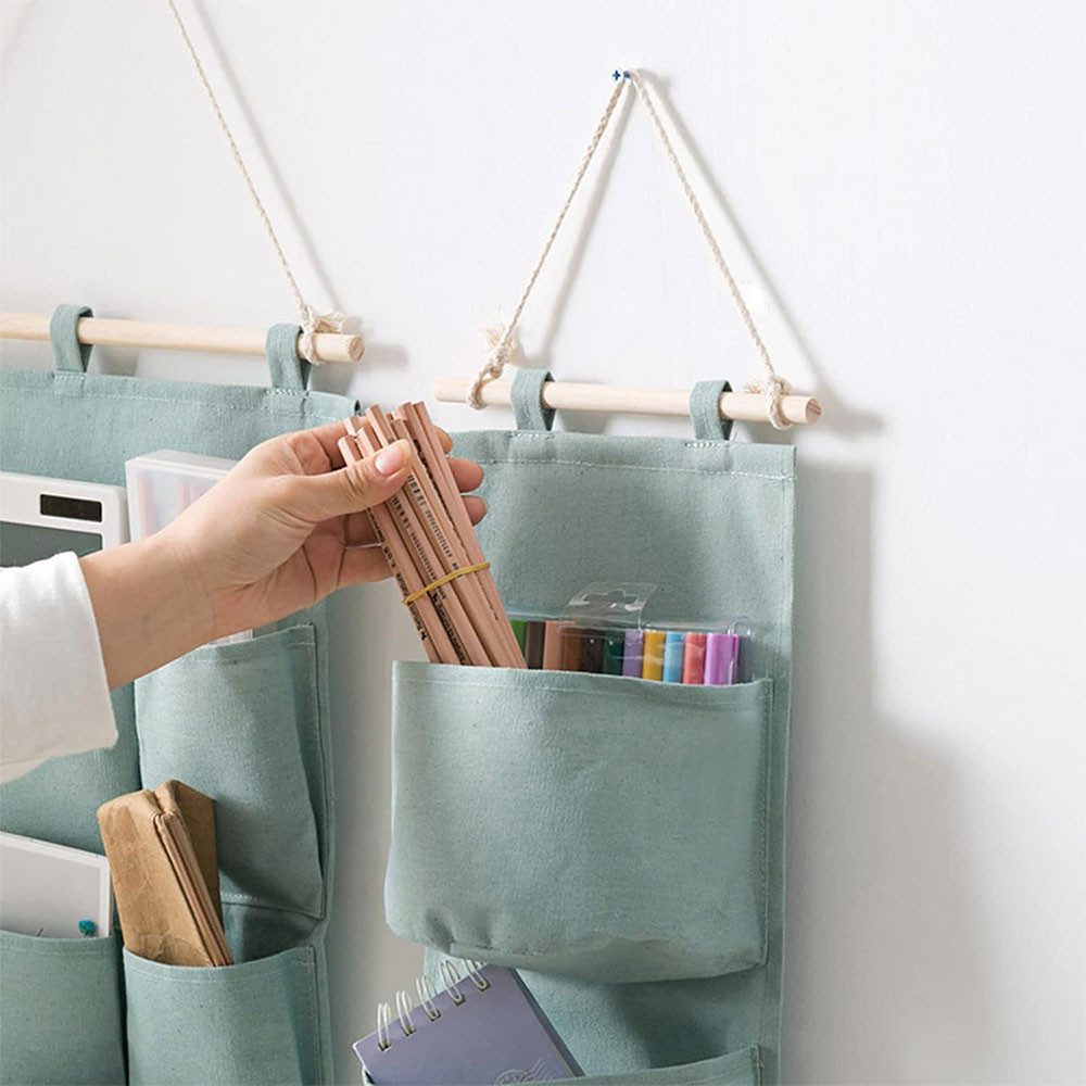 TUWENA Hängekorb 2 St. Hängeorganizer Wand Organizer Hängend Tasche – Bild 5 von 5