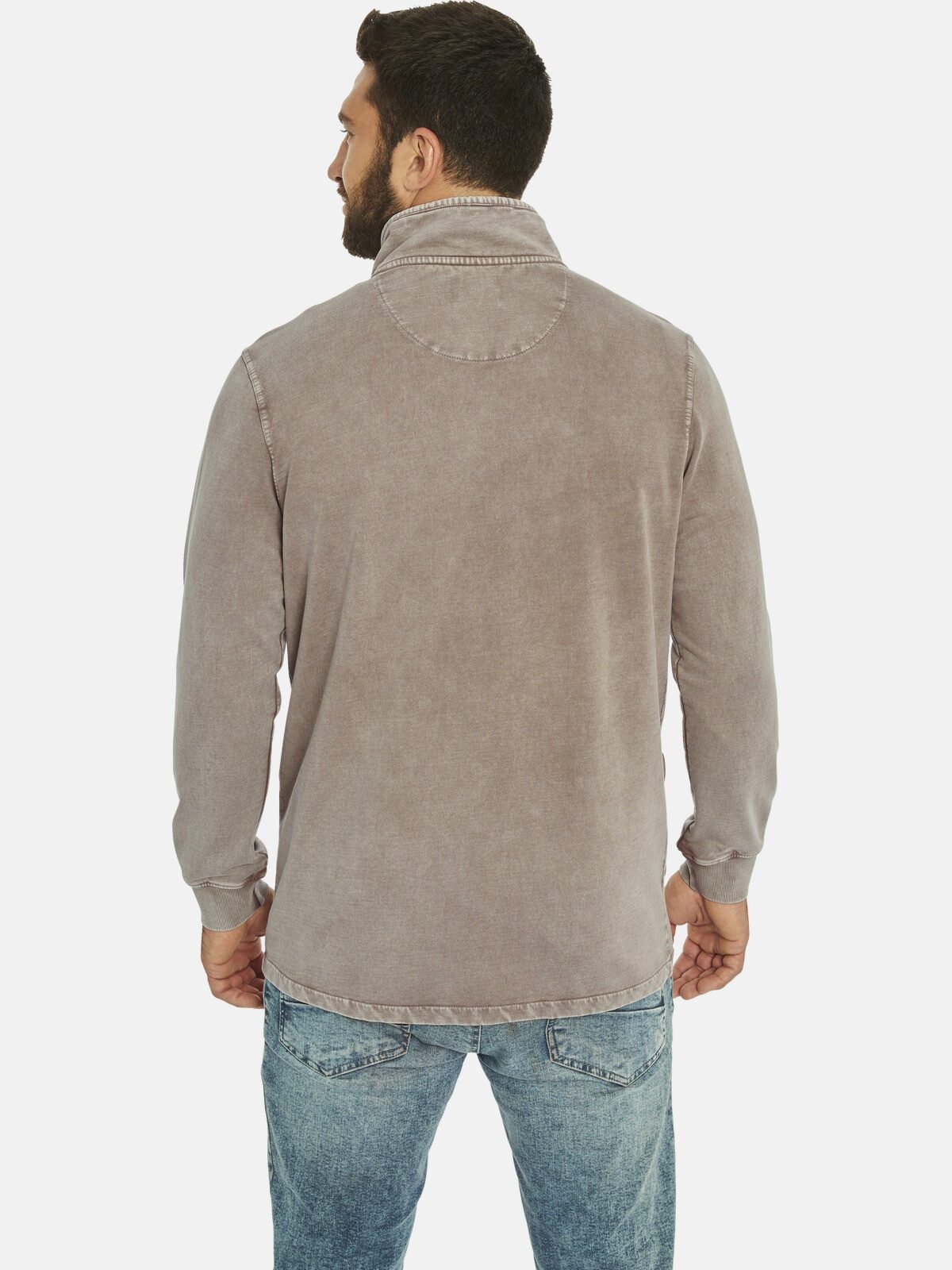 Jan Vanderstorm Sweatjacke GANGOLF mit aufgesetzten Taschen günstig online kaufen