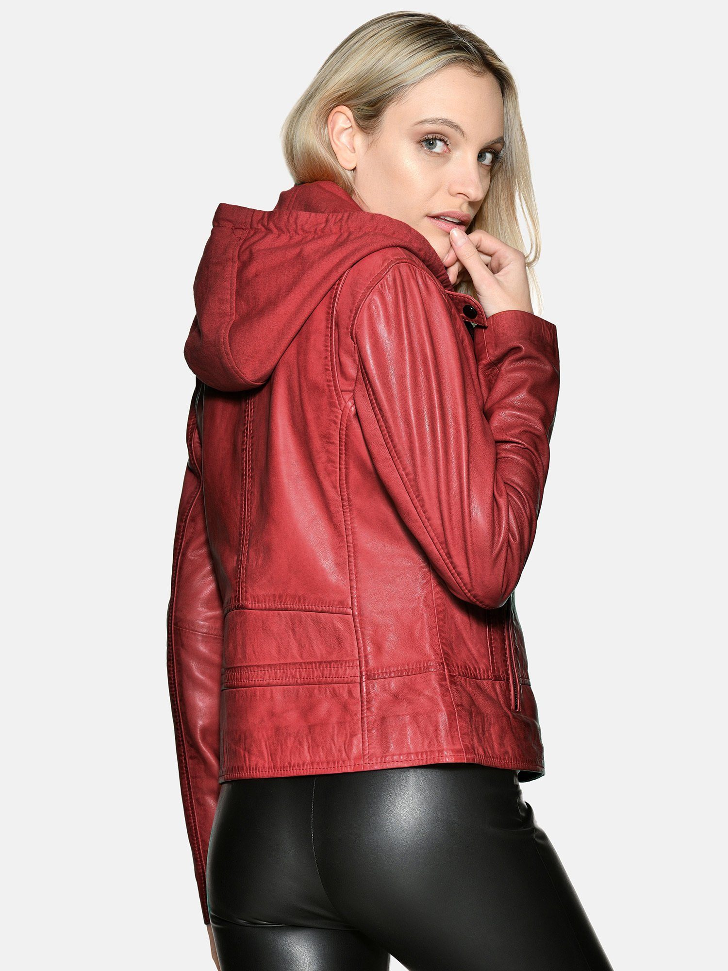 JCC Lederjacke 31020359 red