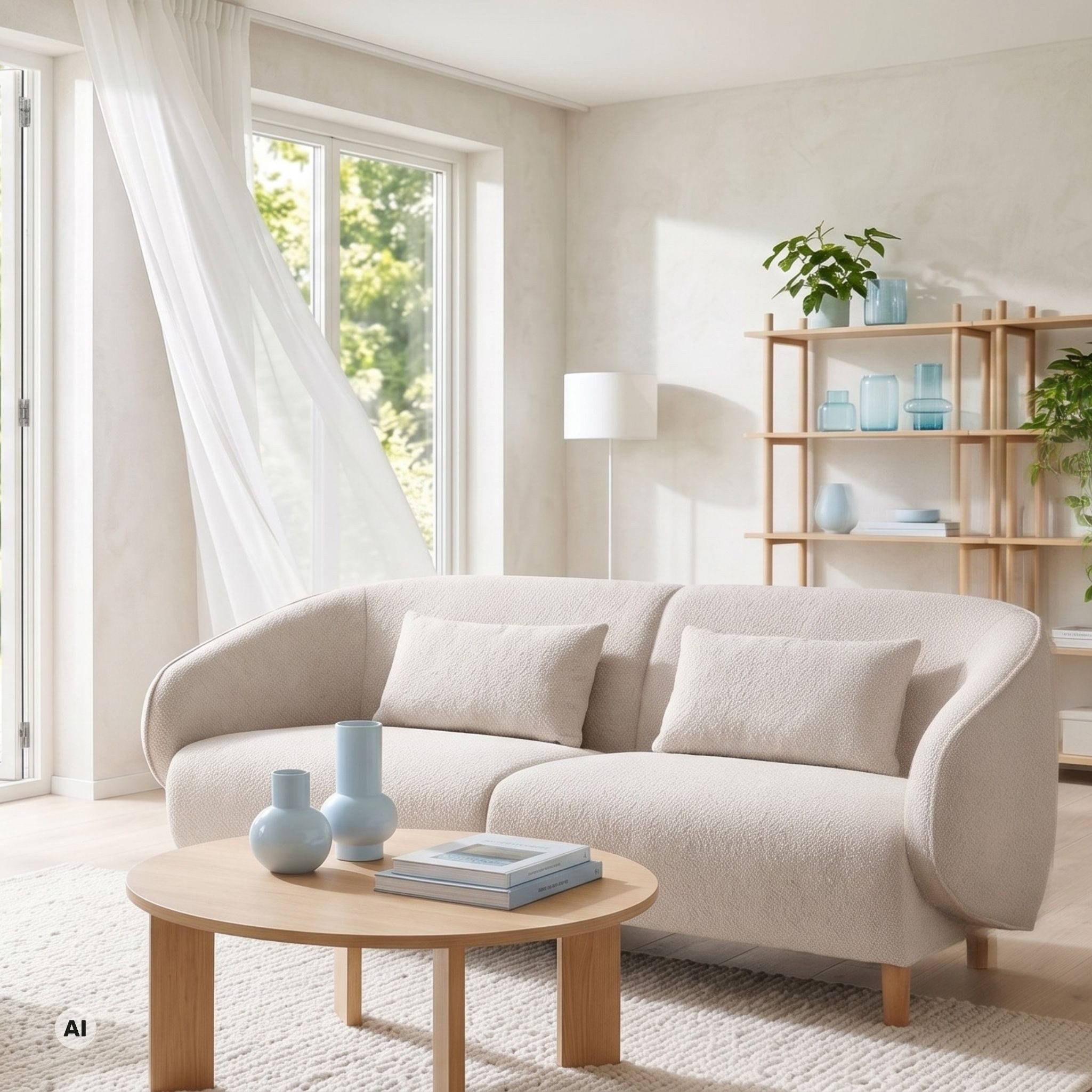 MR.DEKO Loungesofa Lounge Sofa Alezio – 3-Sitzer, 189x78x86 cm, Strukturstoff, 3-Sitzer Sofa, montiert geliefert, mit Knuffelkissen 1 Teile, Bequemes Dreisitzer Sofa mit Armlehnen & Rückenlehne, inkl. Kissen