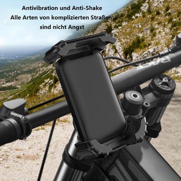 Houhence Fahrrad Handyhalterung Universal Motorrad Handy Halterung Smartphone Halterung