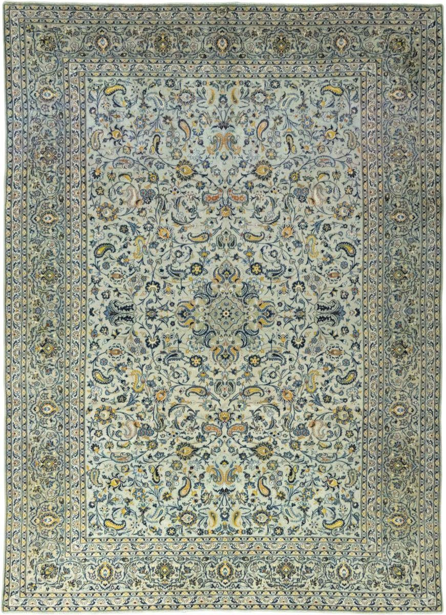Orientteppich Keshan 294x409 Handgeknüpfter Orientteppich / Perserteppich, Nain Trading, rechteckig, Höhe: 12 mm