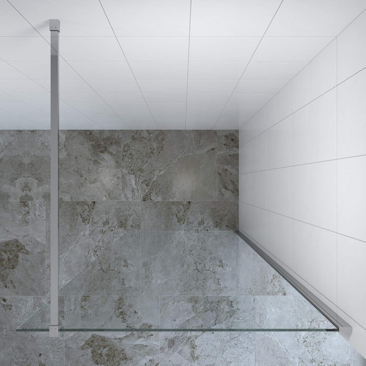 AQUABATOS Walk-in-Dusche Walk in Duschwand Dusche günstig online kaufen