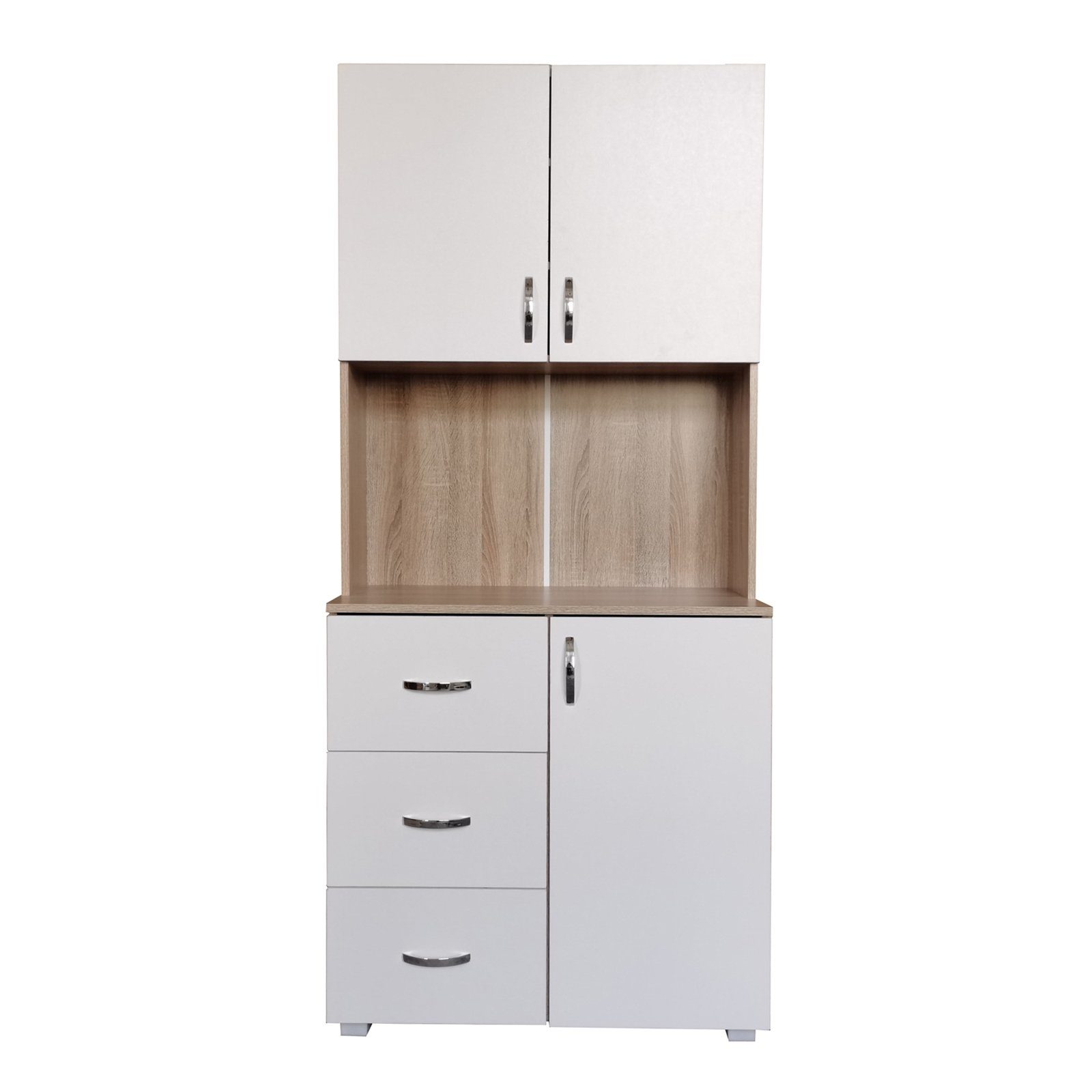 HTI-Line Küchenbuffet Küchenbuffet Blanca (Stück, 1-St., 1x Schrank Blanca, ohne Dekoration) Küchenschrank Hochschrank