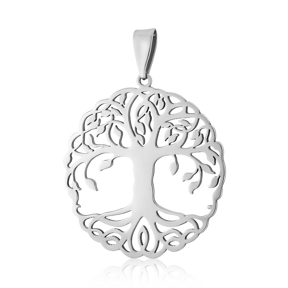 Kettenanhänger Kettenanhänger Anhänger Charm Lebensbaum 925 Silber Echtschmuck