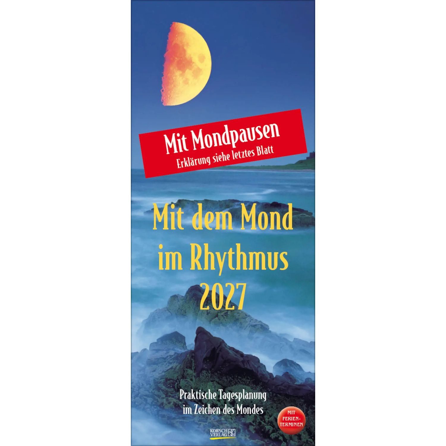 Korsch Verlag Wandkalender Mond-Planer 2027