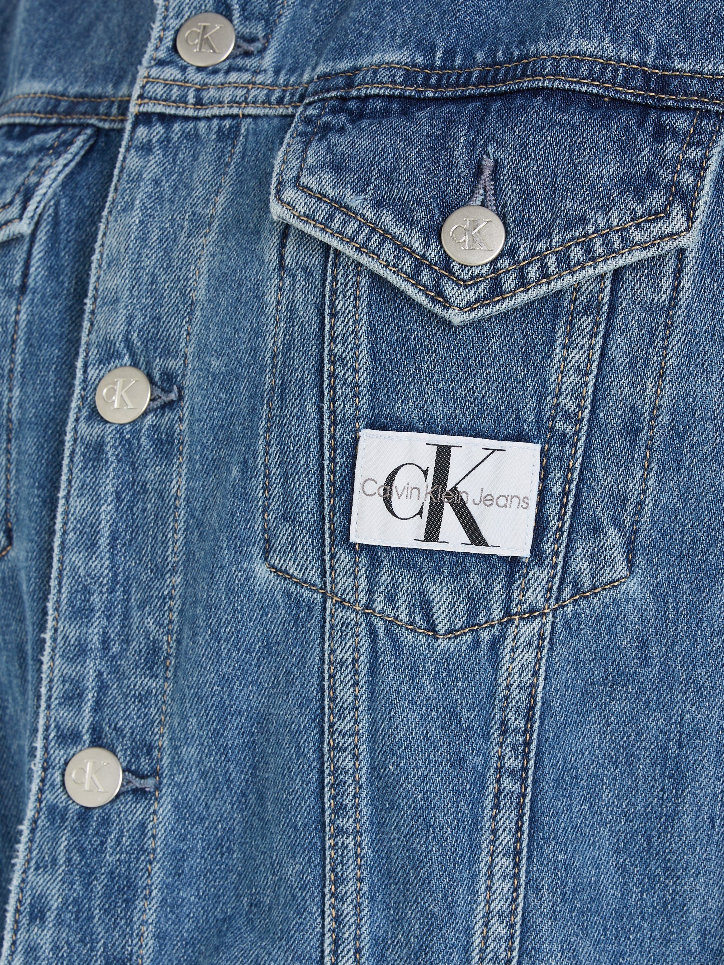 Calvin Klein Jeanskleid TRUCKER Jeans DRESS