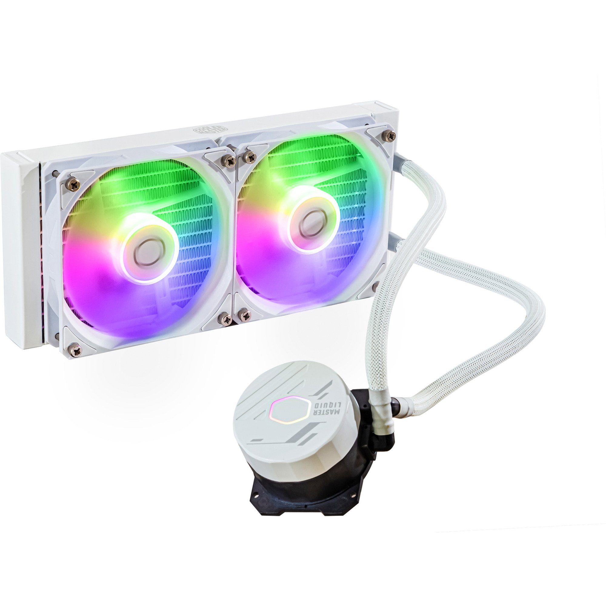 COOLER MASTER CPU Kühler MasterLiquid 240L Core ARGB WHITE 240mm