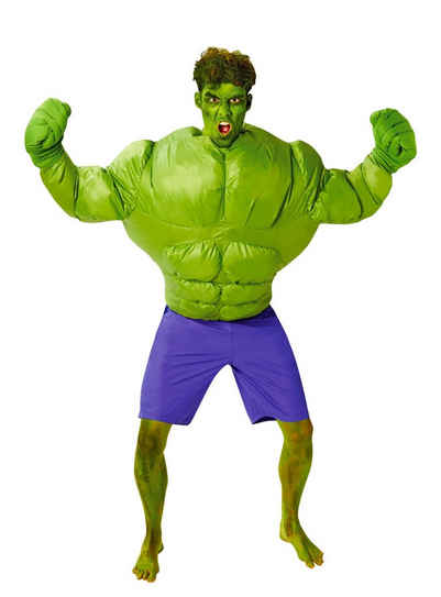Rubie´s Kostüm Aufblasbarer Hulk, 'Blow!' statt 'Smash!': das Marvel-Monster mit Gebläse