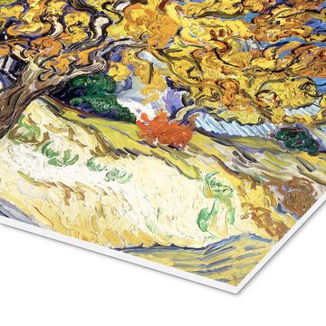 Posterlounge Forex-Bild Vincent van Gogh, Maulbeerbaum, Wohnzimmer Malerei