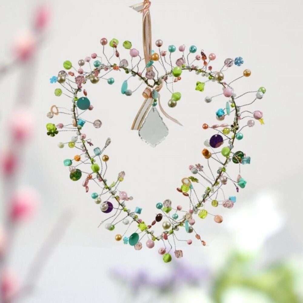 Noi Hamburg Dekokranz Funkelherz, Handarbeit