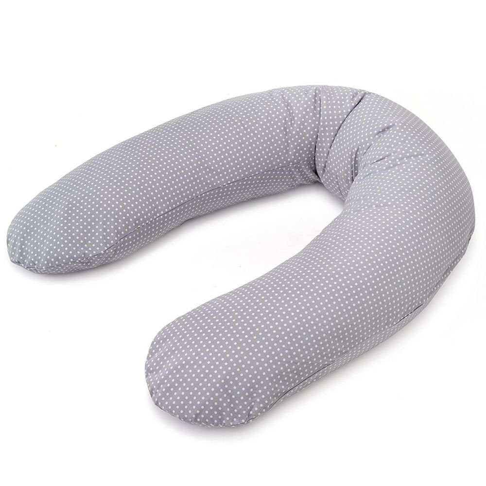 Theraline Stillkissen »Dodo Pillow Premium - Grau«, 2-tlg.,  Lagerungskissen, Schwangerschaftskissen, Seitenschläferkissen - 180 cm