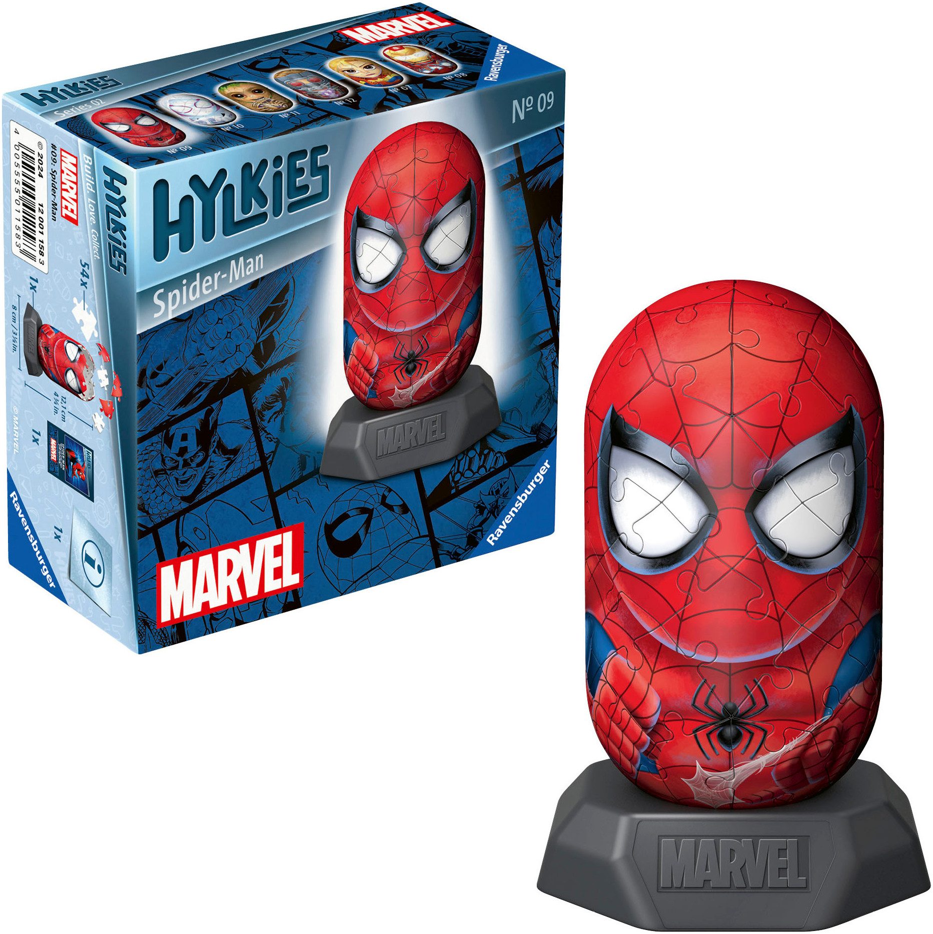 Ravensburger 3D-Puzzle Marvel Heroes, Hylkies Sammelfigur #09 Spider-Man, 5 günstig online kaufen