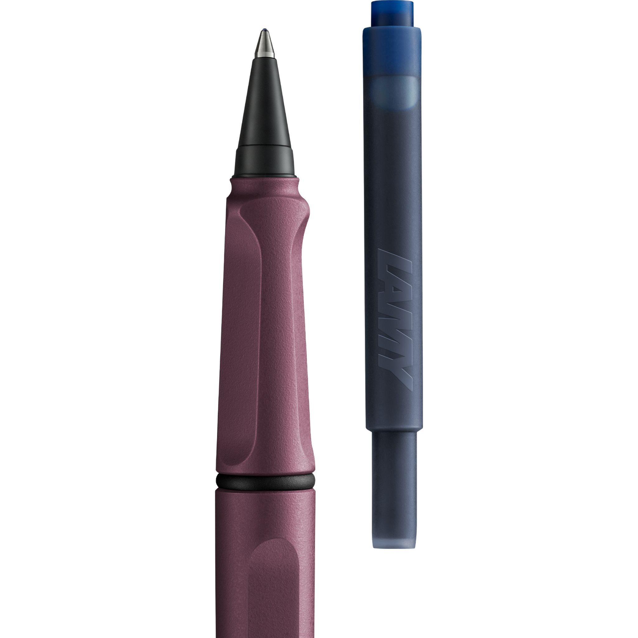 LAMY Tintenroller LAMY Tintenroller Safari Scarlet ROLL-INK Füller ergonomisch mit lösch