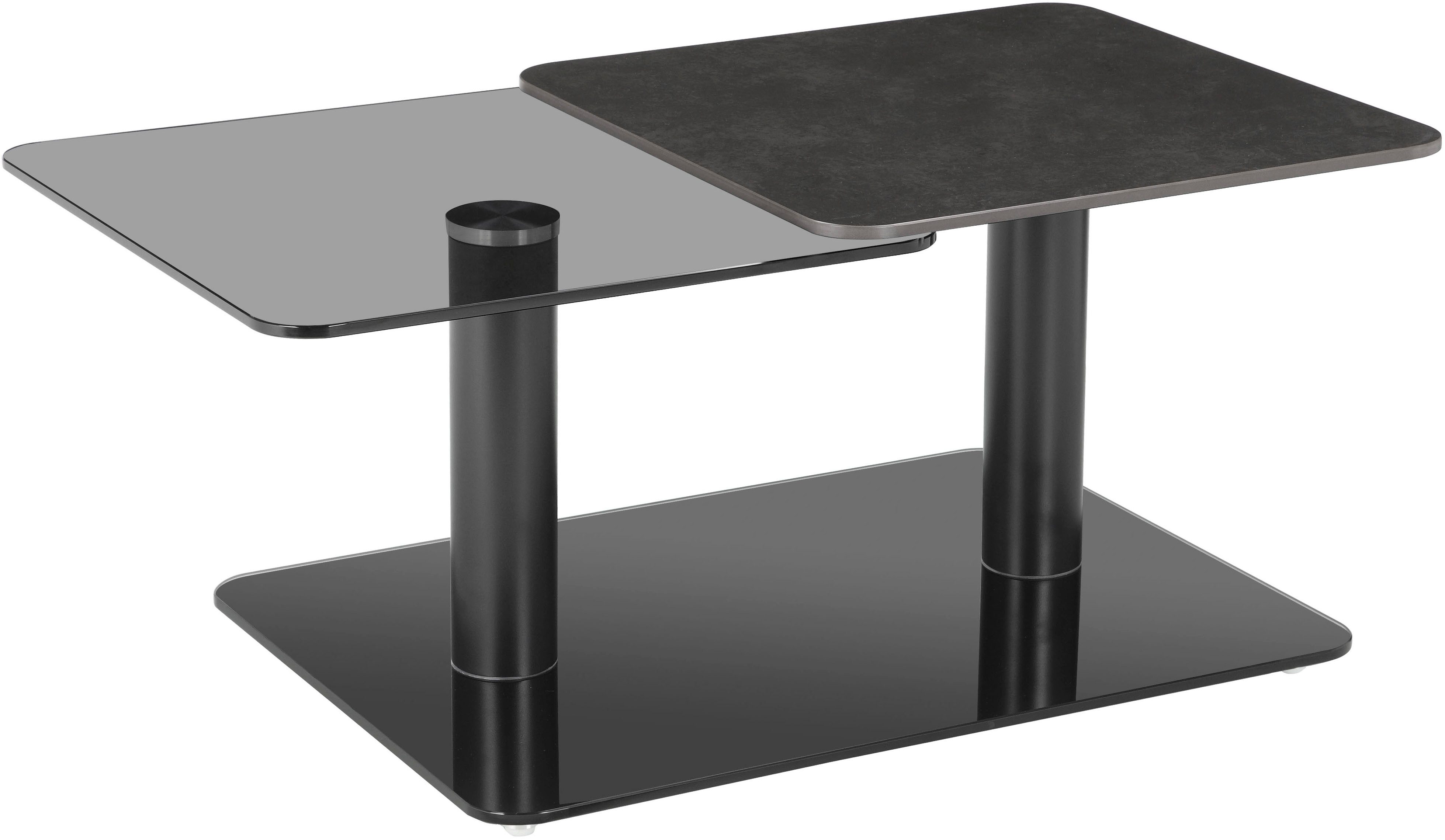 OTTO home Couchtisch Craco, mit verschiebbarer Ablagefläche im puristischen Design