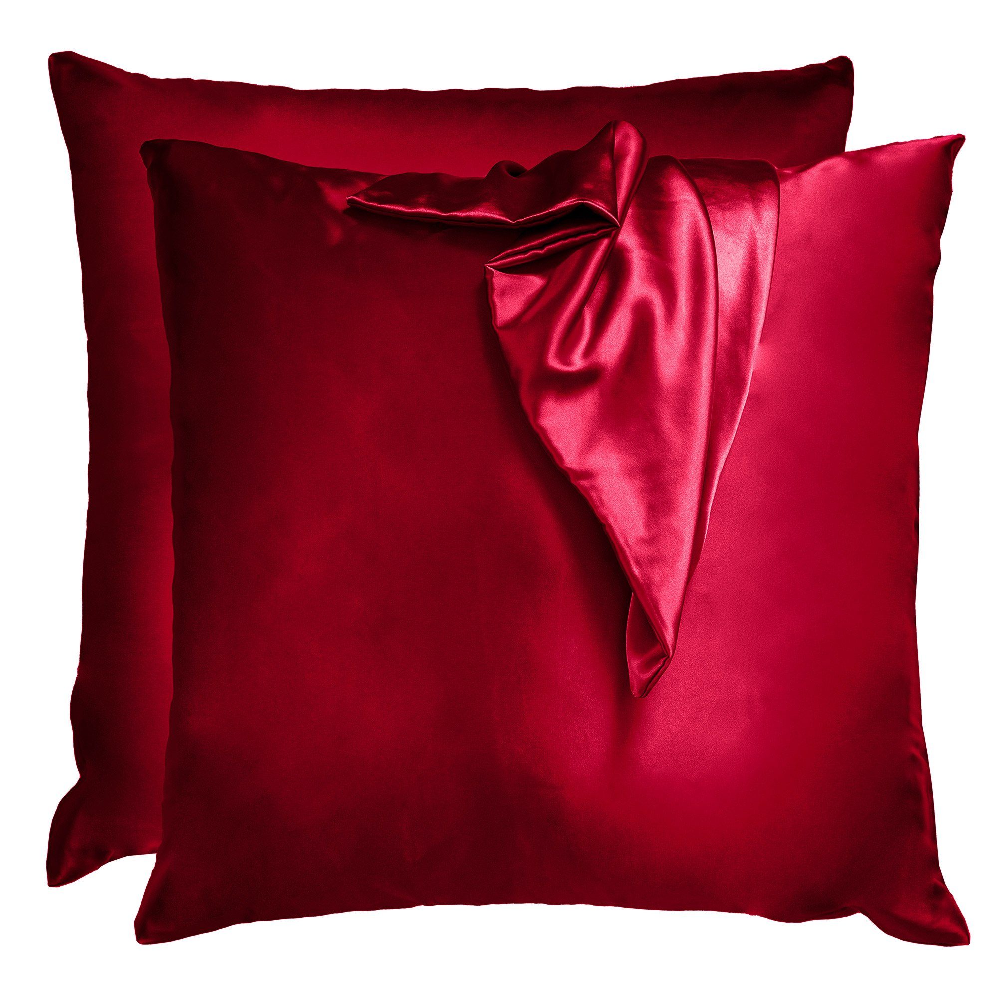 Komfortec Kissenbezug Mikrofaser Satin Kopfkissenbezug für günstig online kaufen