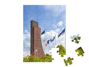 puzzleYOU Puzzle Marineehrenmal Laboe bei Kiel an der Ostseeküste, 48 Puzzleteile, puzzleYOU-Kollektionen