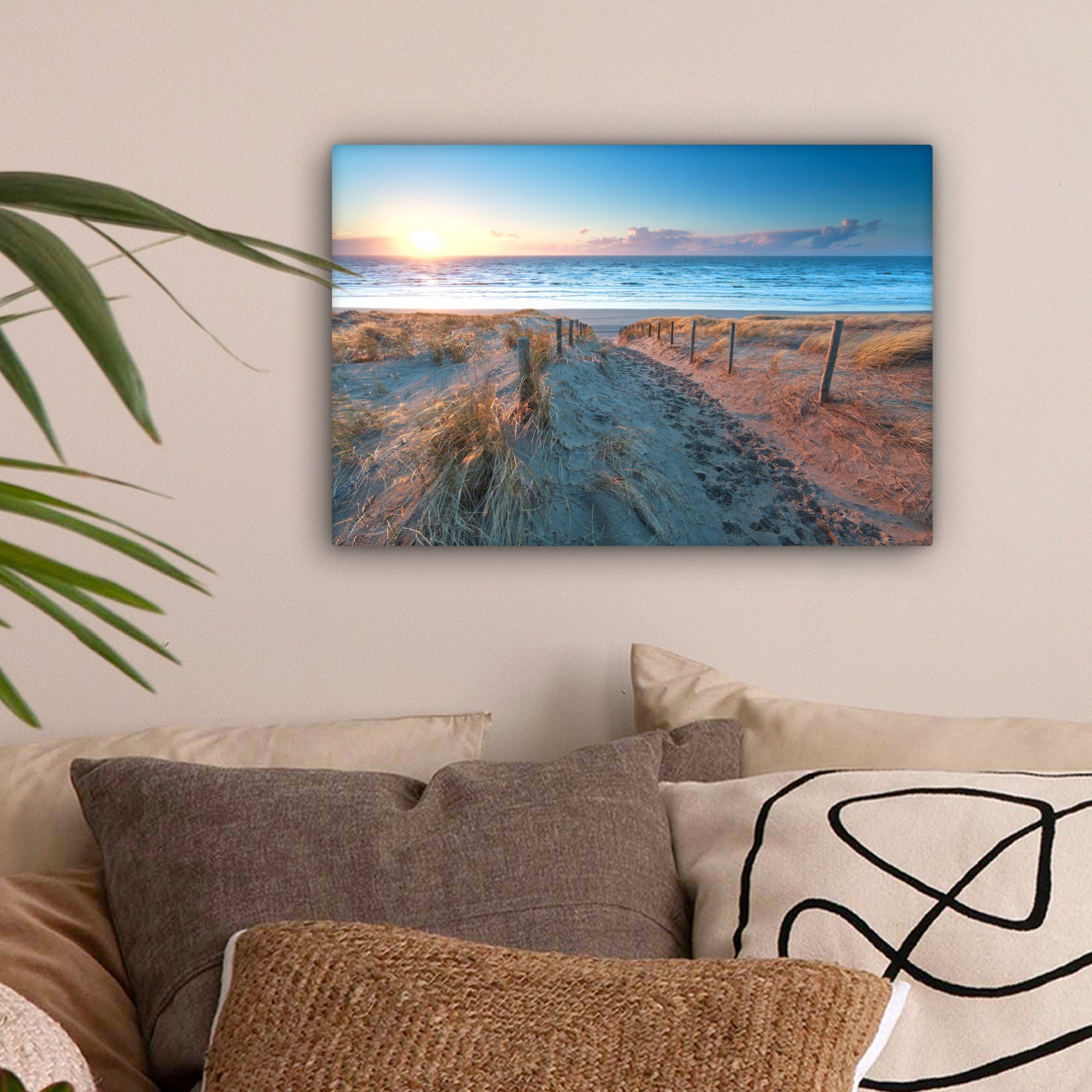 OneMillionCanvasses® Leinwandbild Strand - Meer - günstig online kaufen