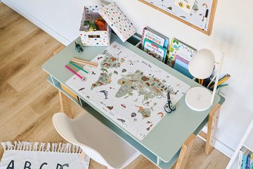 Zeller Present Schreibtischunterlage Schreibtisch-/Bastelunterlage 'World'